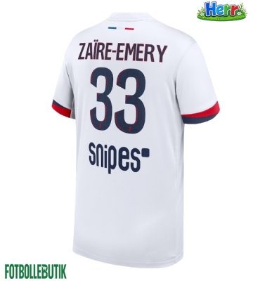 Paris Saint-Germain Warren Zaire-Emery #33 Bortatröja 2025-26 Kortärmad